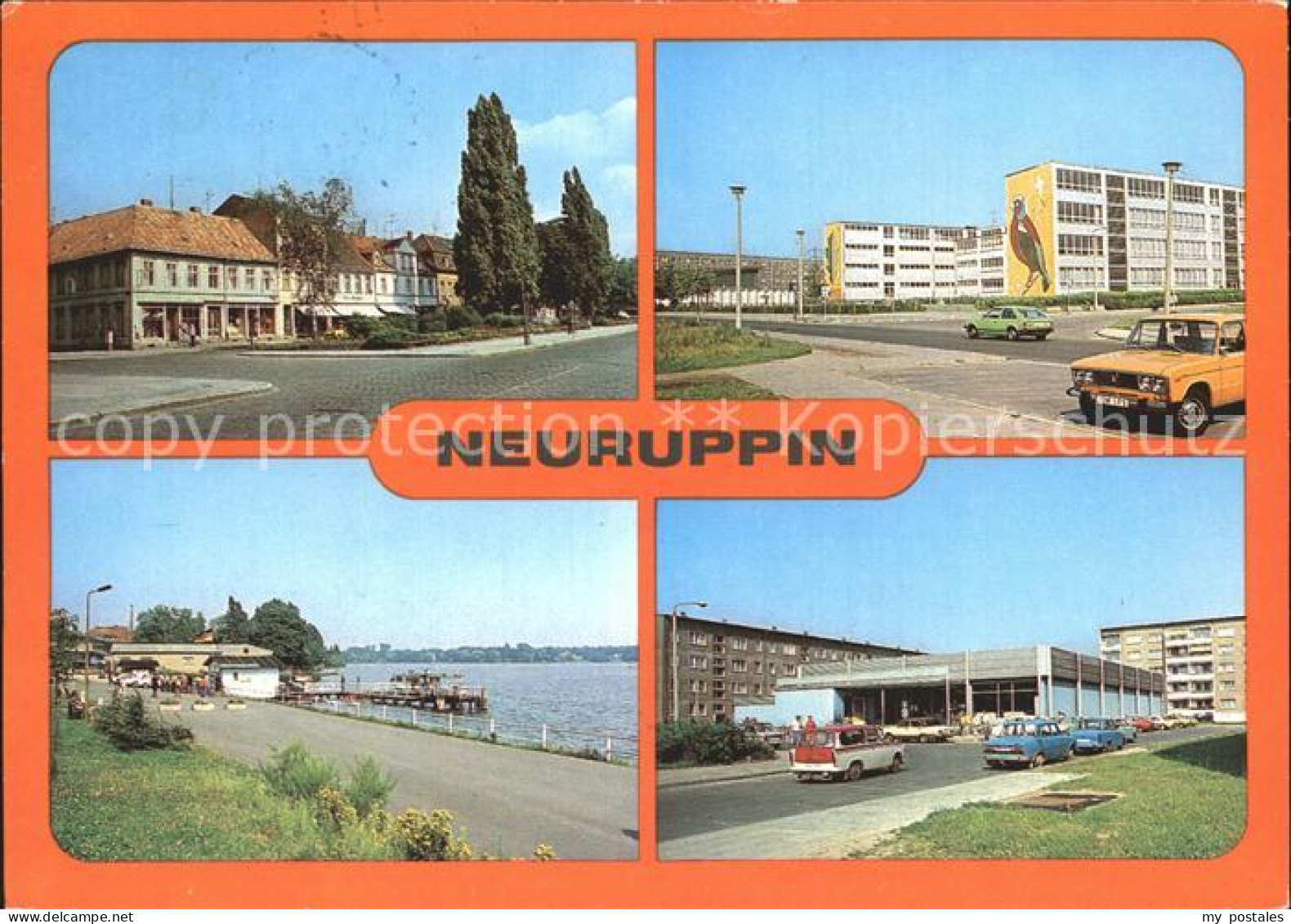 72369134 Neuruppin Karl Liebknecht Oberschule Karl Max Platz Kaufhalle Neuruppin - Neuruppin