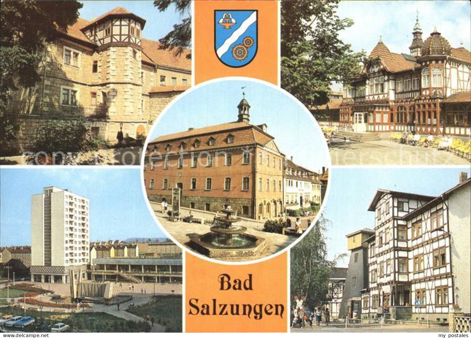 72369127 Bad Salzungen Haunscher Hof Gradierwerk Rathaus Leninplatz Kurverwaltun - Bad Salzungen