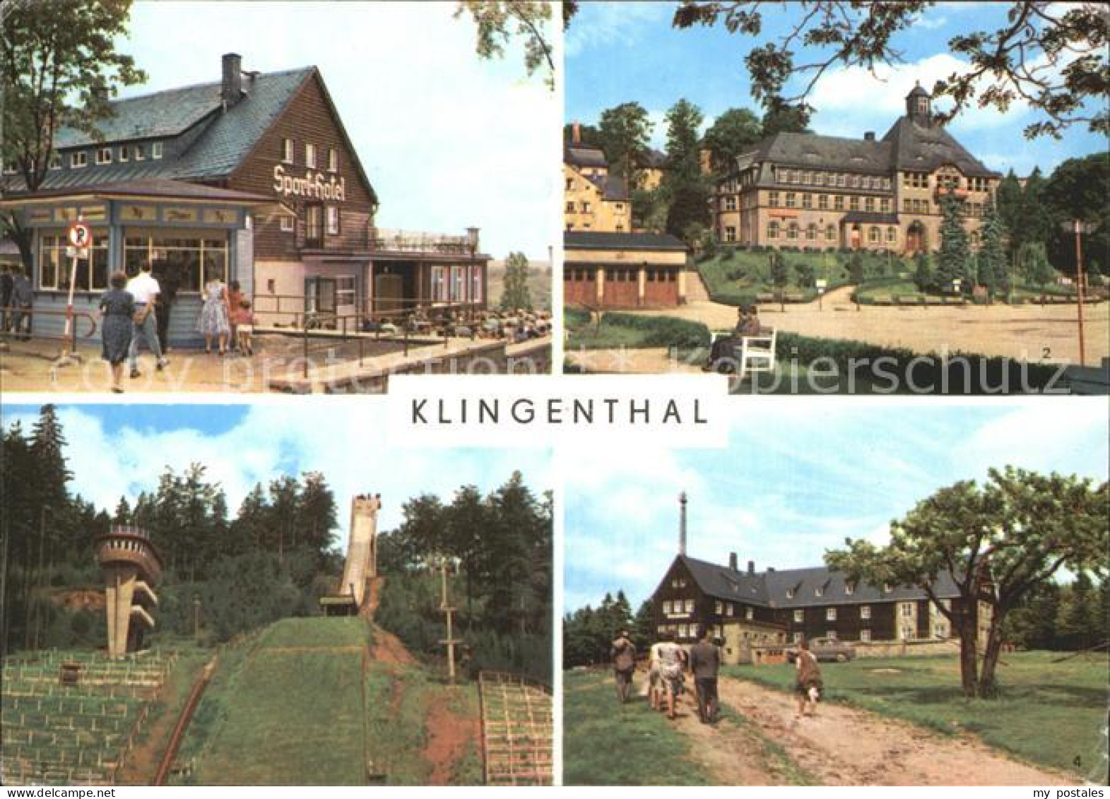 72369114 Klingenthal Vogtland Jugendherberge Klement Gottwald Rathaus Aschbergsc - Klingenthal