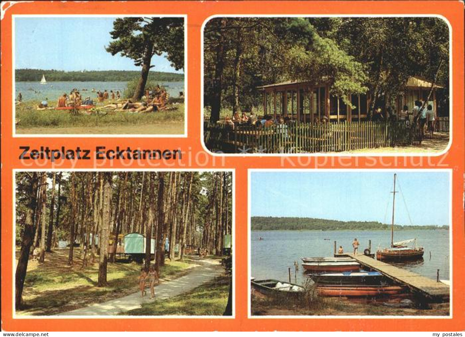 72368861 Waren Mueritz Zeltplatz Ecktannen Strand Bootssteg Waren - Waren (Müritz)