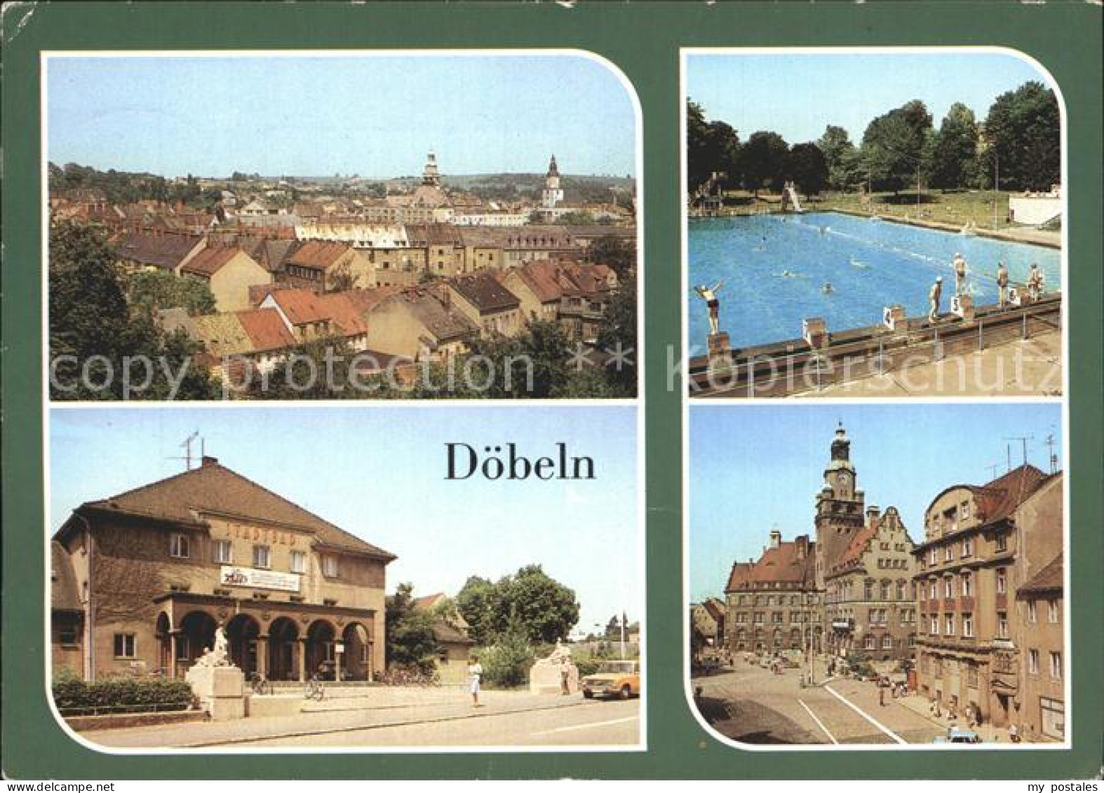 72368830 Doebeln Stadtblick Stadtbad Rathaus Doebeln - Doebeln