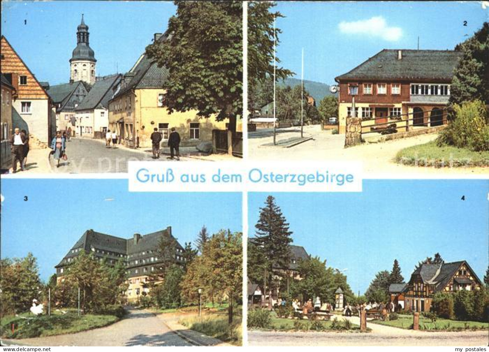 72368737 Geising Erzgebirge Hauptstrasse Kipsdorf Bahnhof Altenberg Sanatorium R - Geising