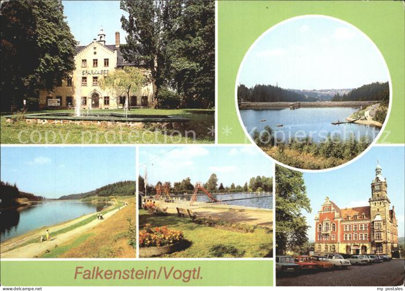 72368706 Falkenstein Vogtland Schloss Talsperre Sperrmauer Freibad Rathaus  Falk - Falkenstein (Vogtland)