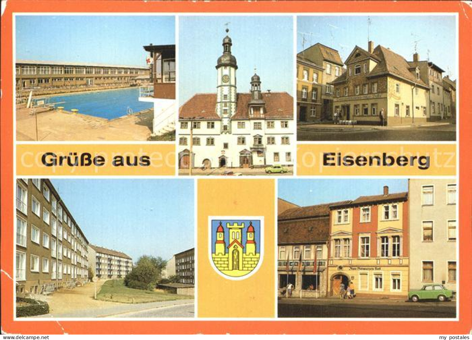 72368626 Eisenberg Thueringen Rathaus Gaststaette Trompeterschloessschen Zum Sch - Eisenberg