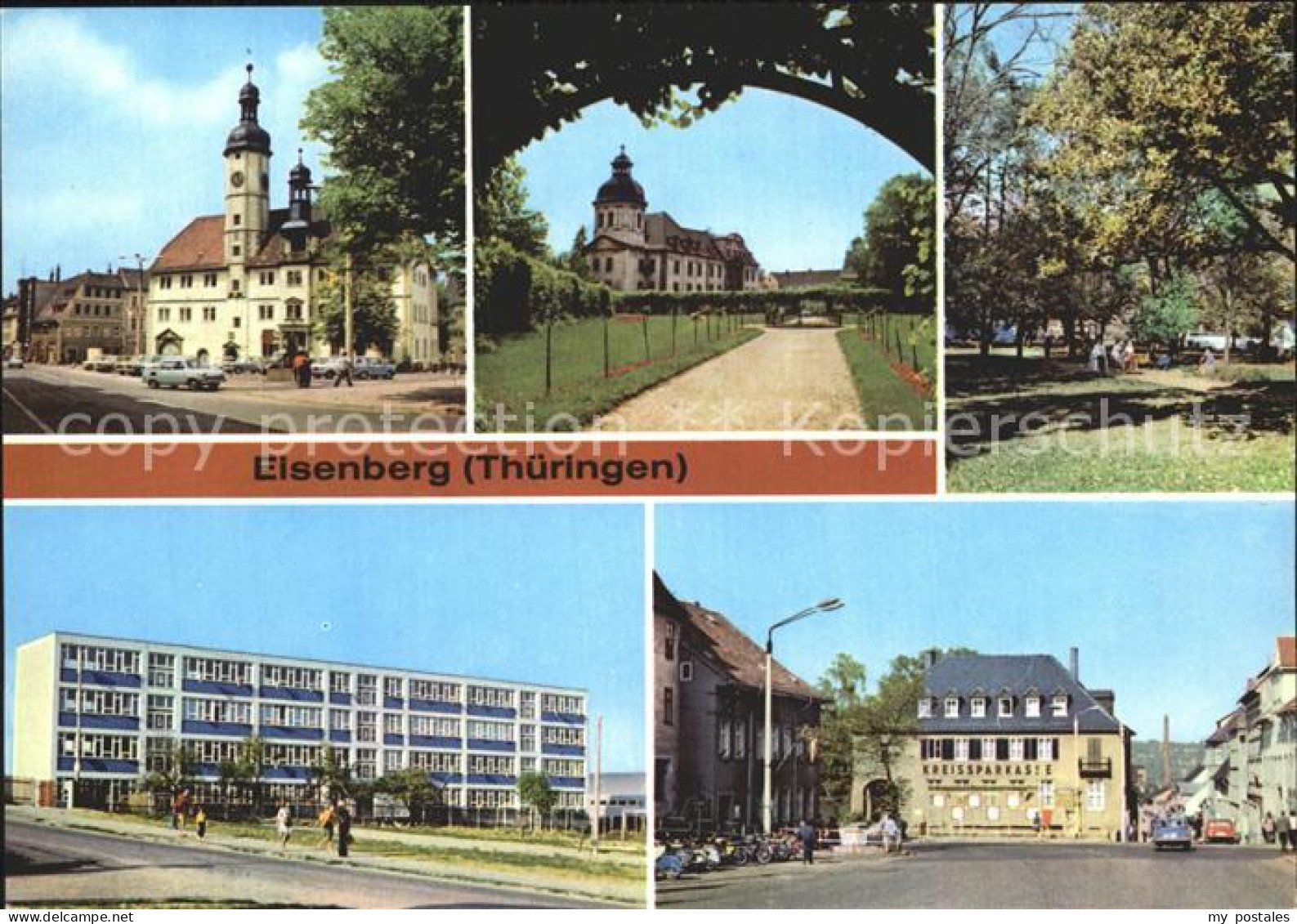 72368625 Eisenberg Thueringen Rathaus Park Des Friedens Ernst-Thaelmann-Platz Ei - Eisenberg