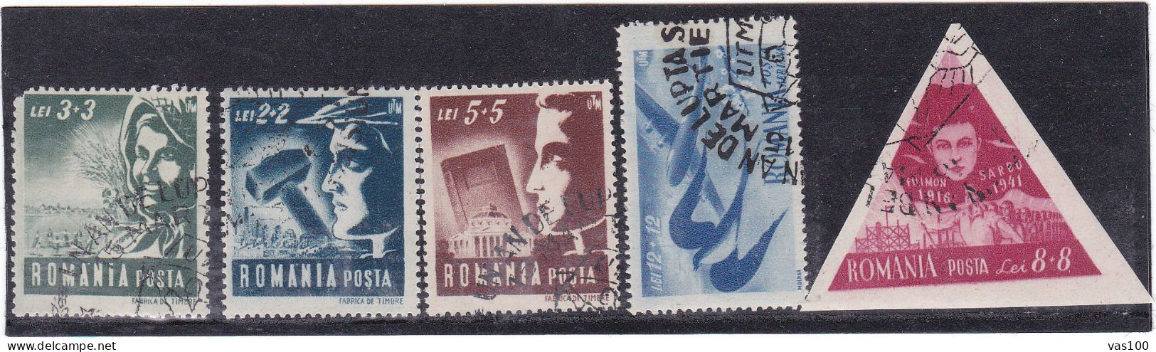 1948 - UTM FULL SET,USED ,ROMANIA. - Gebraucht