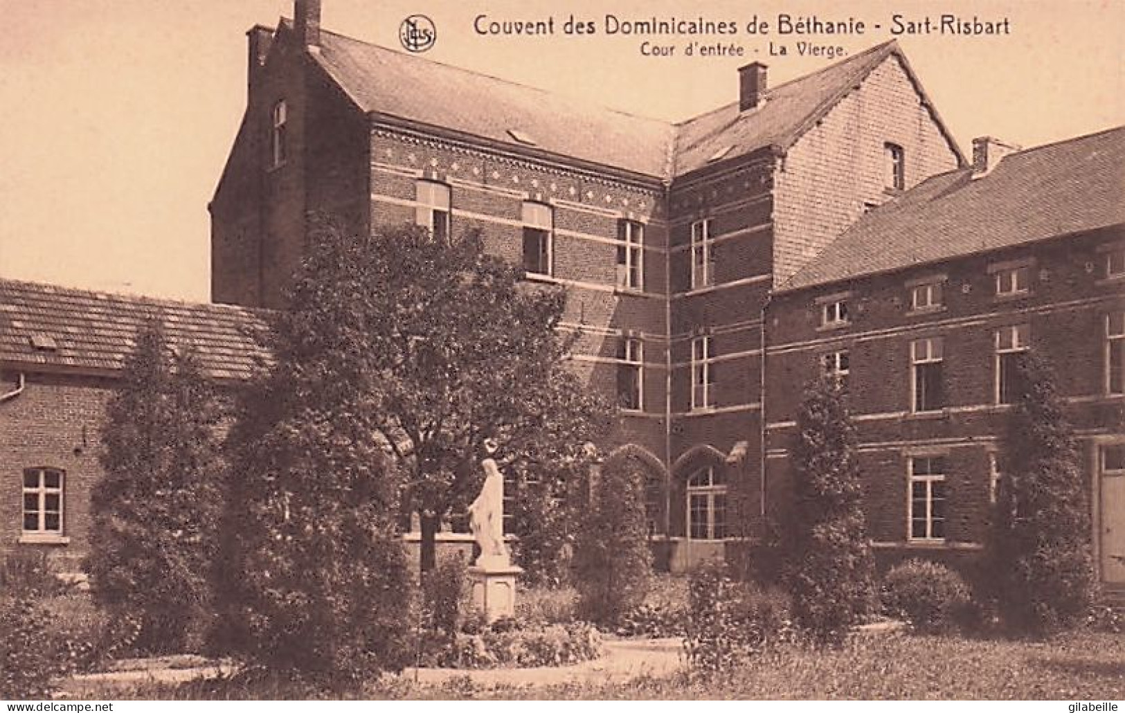 Incourt - SART RISBART - Couvent Des Dominicaines De Béthanie - Cour D'entrée - La Vierge - Incourt