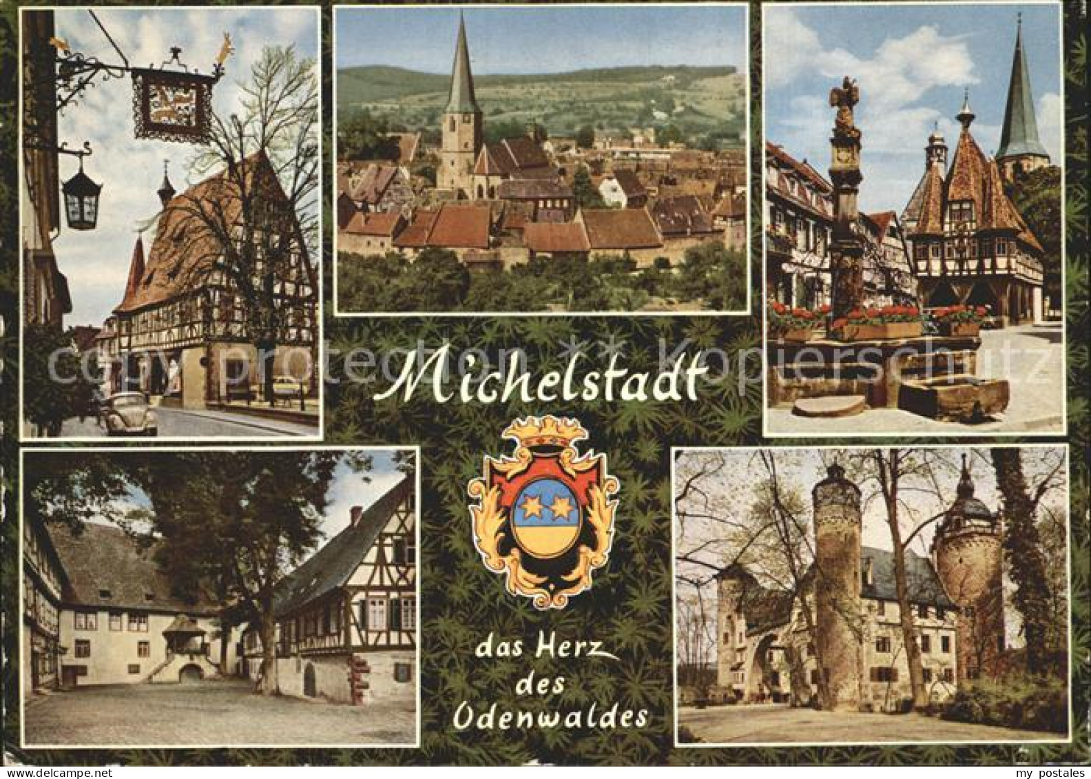 72367780 Michelstadt Schloss Kirche Brunnen  Michelstadt - Michelstadt