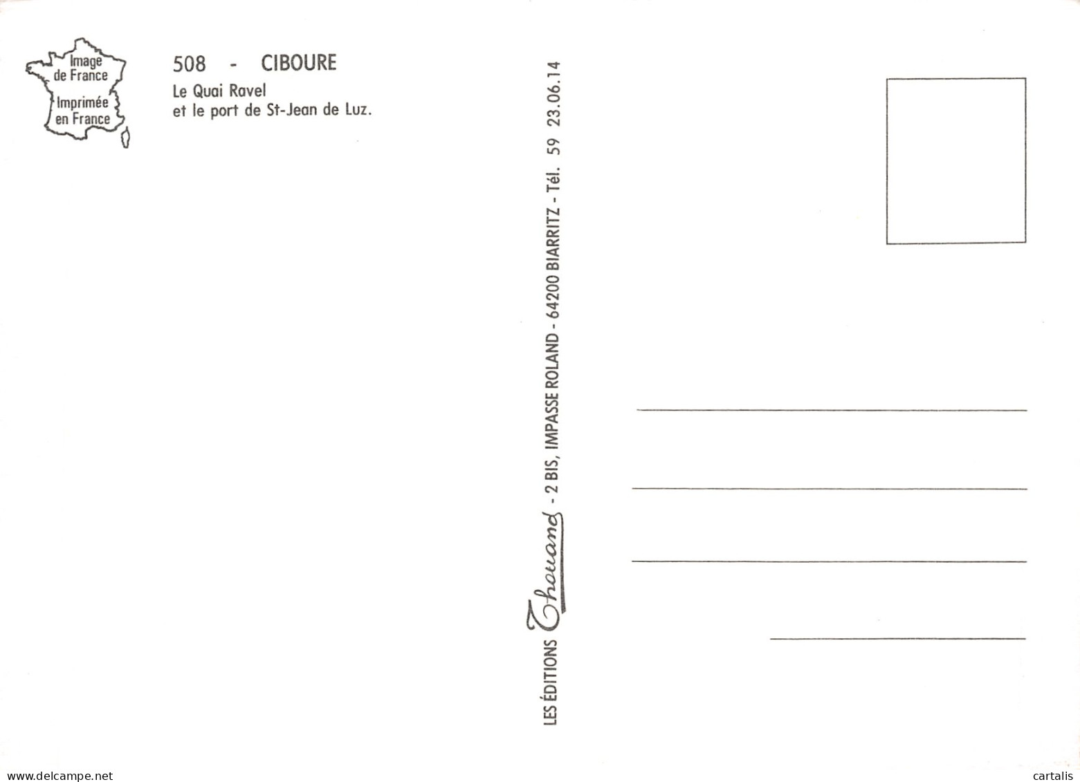 64-CIBOURE-N°4278-D/0375 - Ciboure