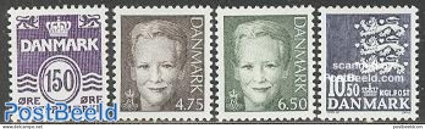 Denmark 2002 Definitives 4v, Mint NH - Unused Stamps