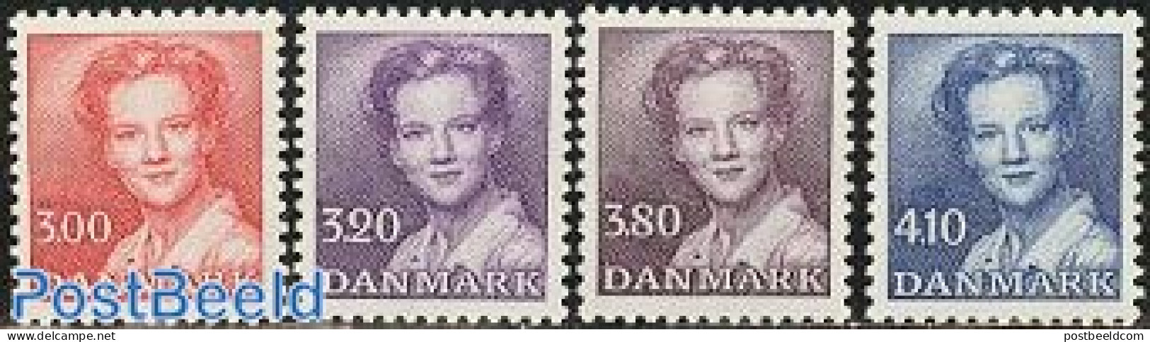 Denmark 1988 Definitives 4v, Mint NH - Unused Stamps