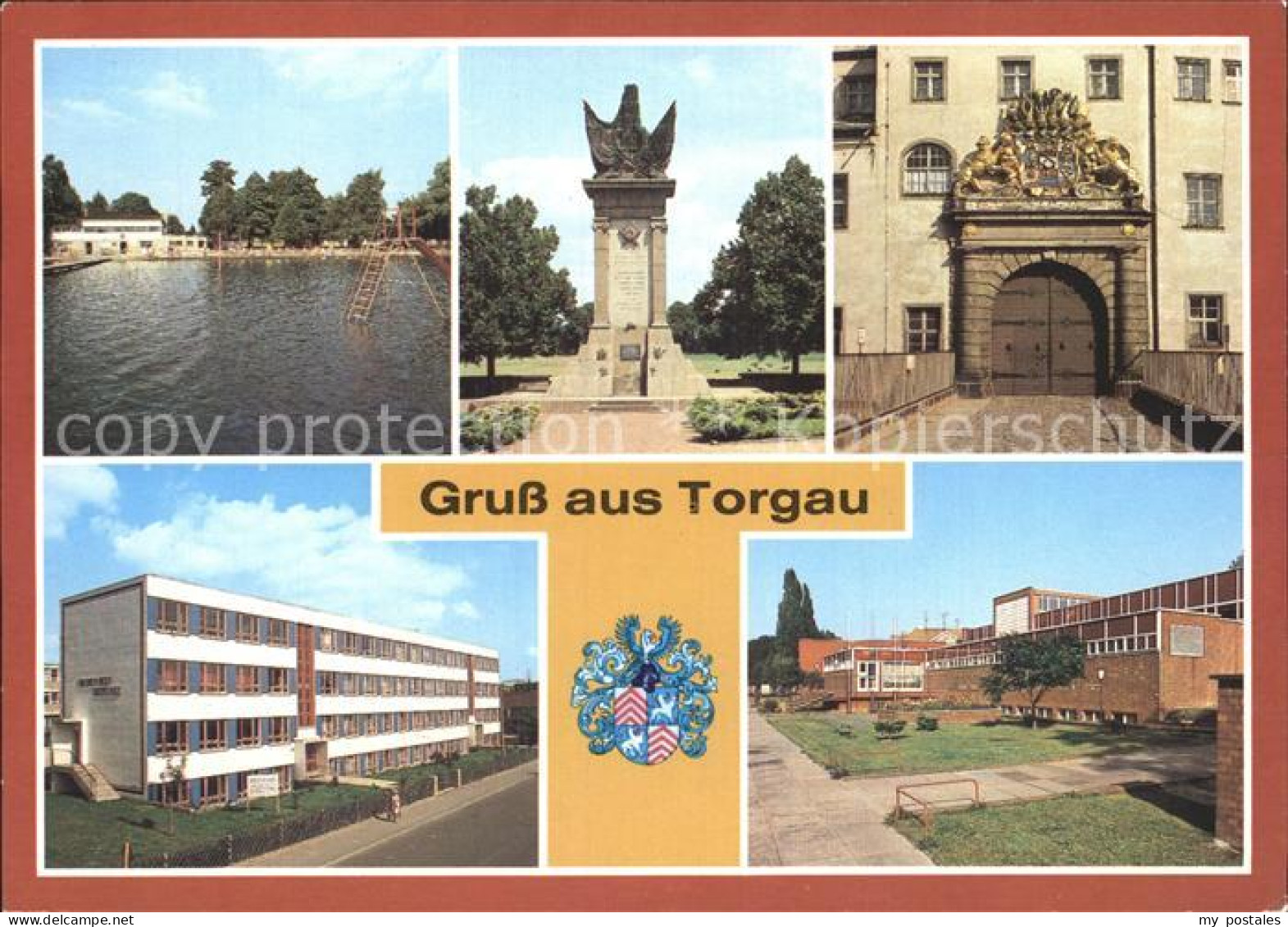 72367684 Torgau Strandbad Denkmal Der Begnegung Schloss Hartenfels Friedrich-Wol - Torgau
