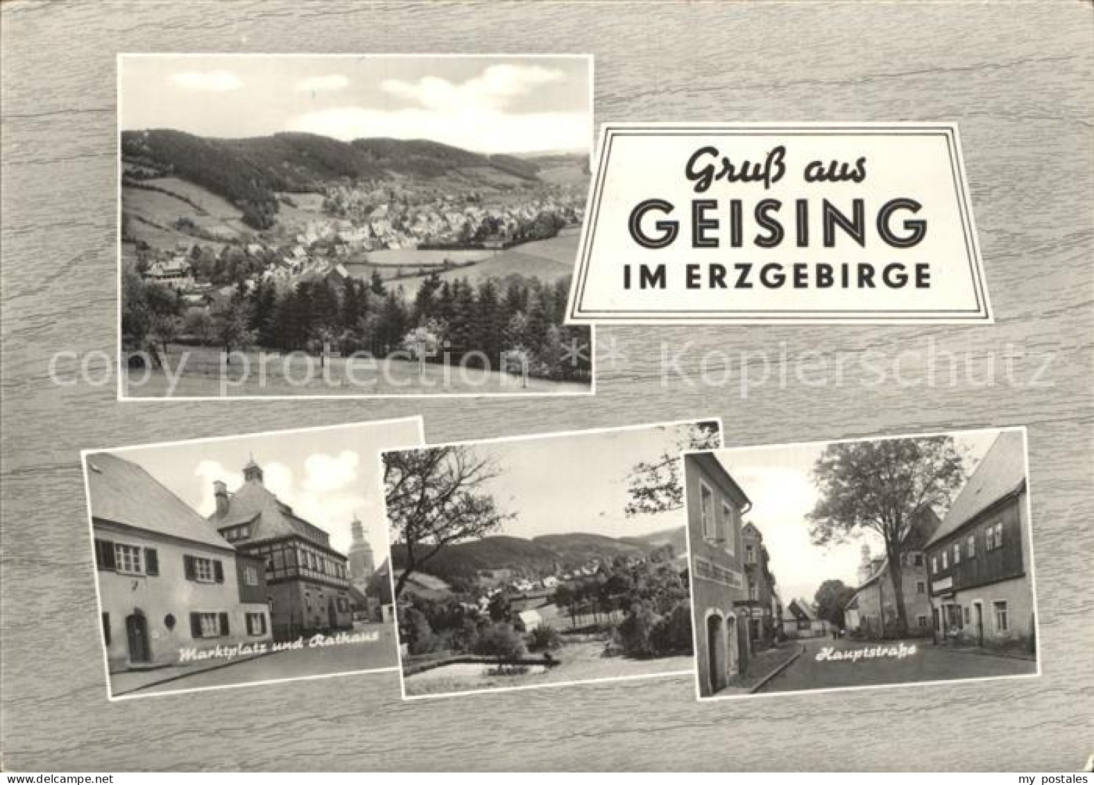 72367676 Geising Erzgebirge Hauptstrasse Marktplatz Rathaus  Geising - Geising