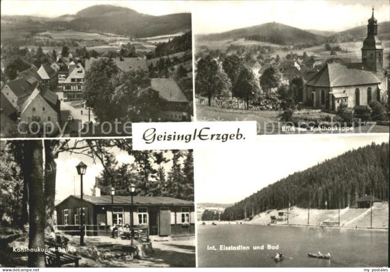 72367663 Geising Erzgebirge Kohlhaukuppe Baude Eisstadion Bad Geising - Geising