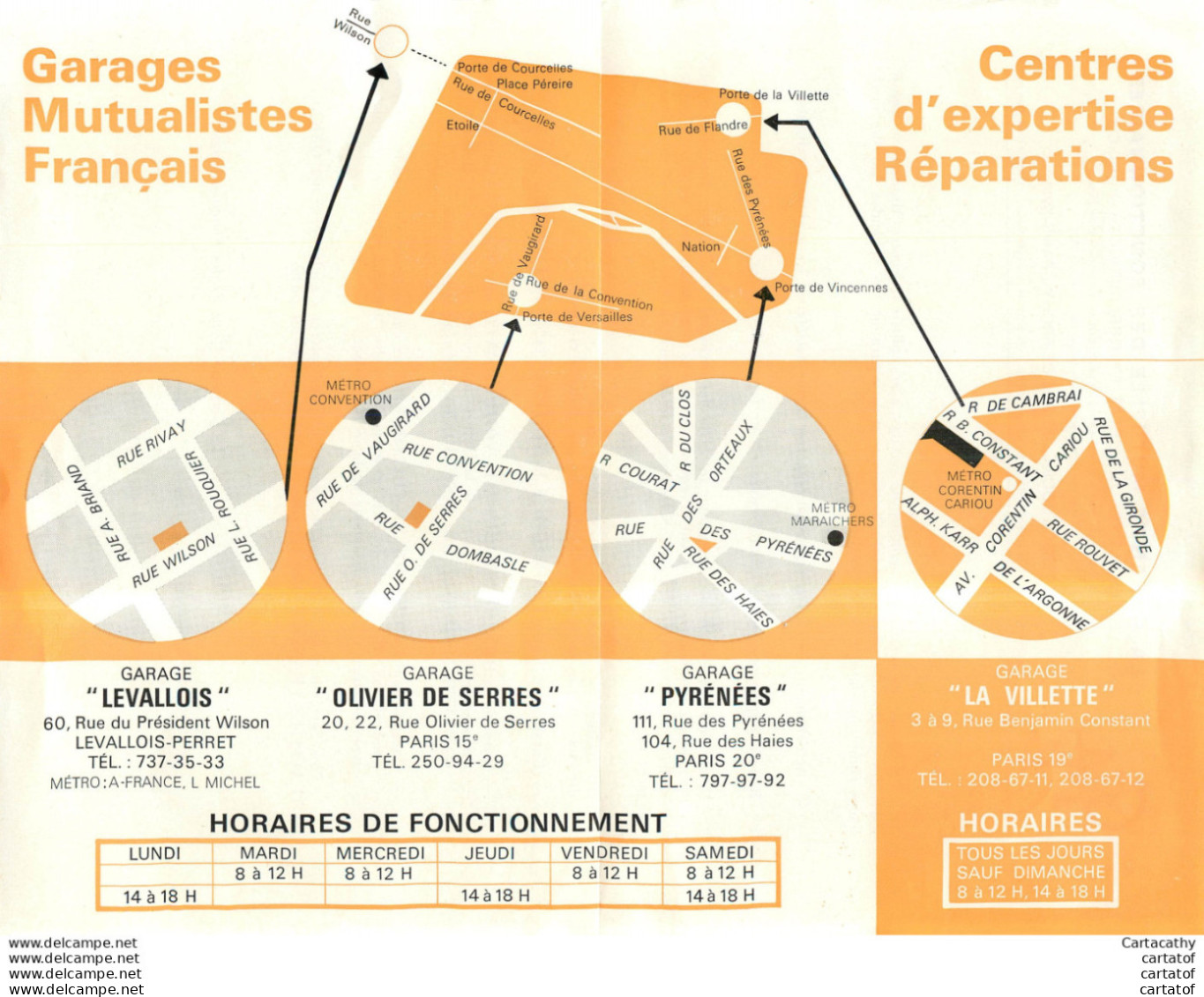 GARANTIE MUTUELLE DES FONCTIONNAIRES . GMF . Brochure De Présentation De La Mise En Place De Garages Agréés Avec Carte - Bank & Versicherung