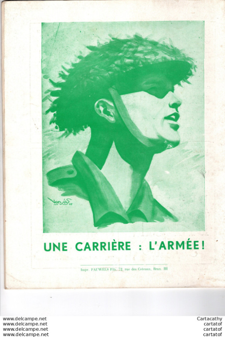 L'ARMEE LA NATION . Revue Belge Du Ministère De La Défense . Juillet 1950 . (voir Sommaire) . - French