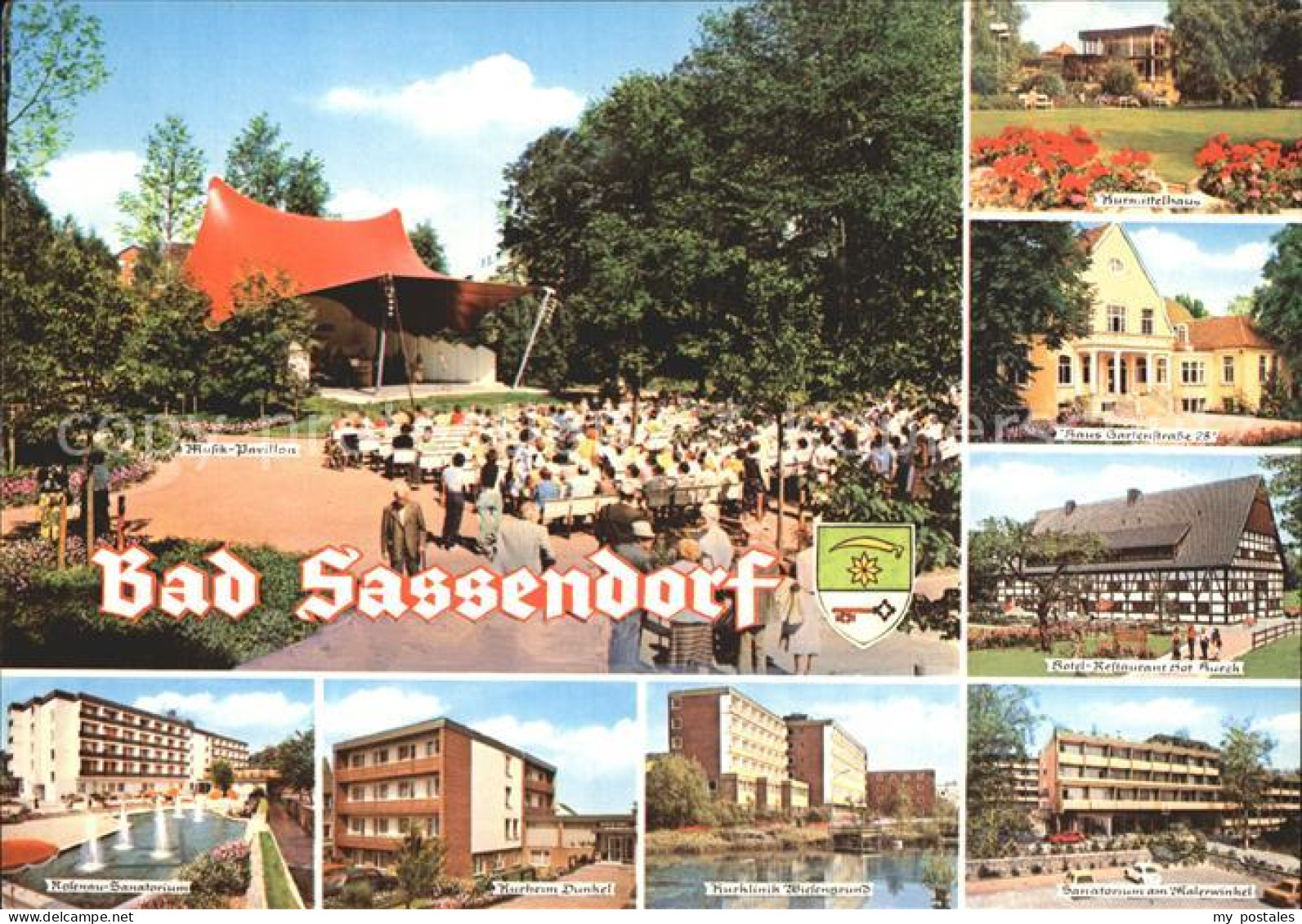 72366984 Bad Sassendorf Musikpavillon Kurmittelhaus Haus Gartenstrasse Hotel Res - Bad Sassendorf