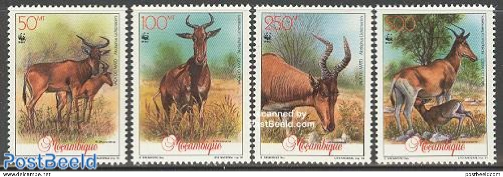 Mozambique 1991 WWF, Antelopes 4v, Mint NH, Nature - Animals (others & Mixed) - World Wildlife Fund (WWF) - Mosambik