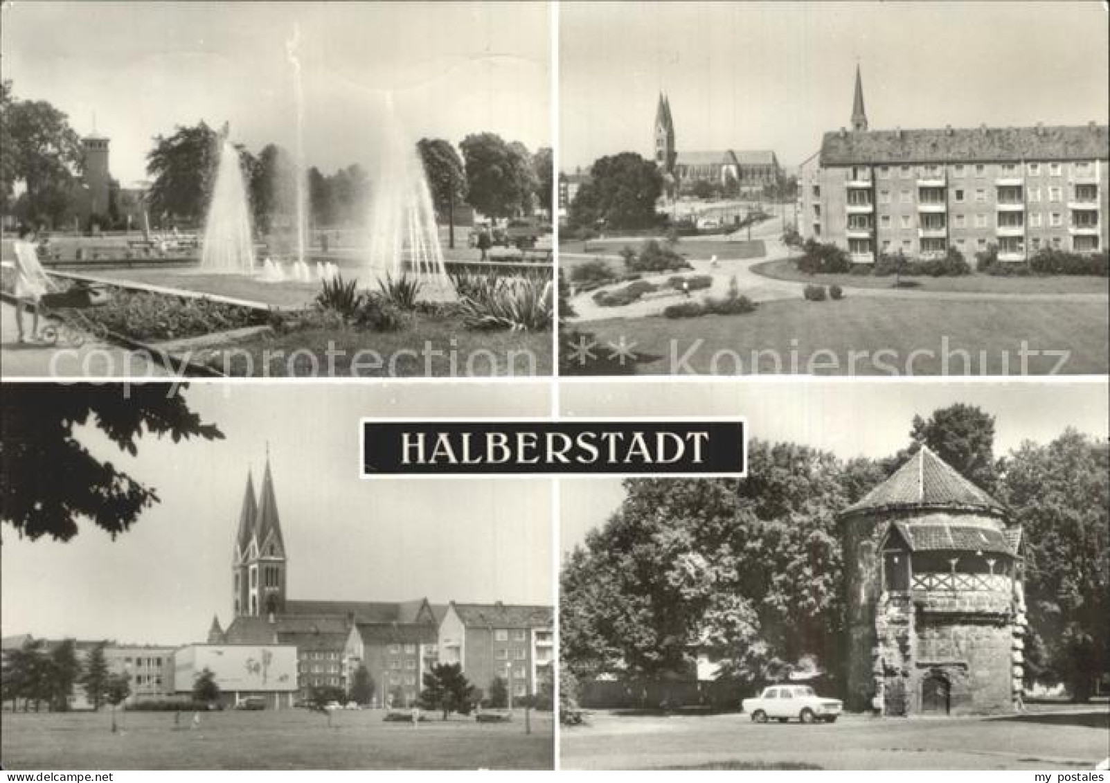 72326725 Halberstadt Springbrunnen Am Breiten Weg Lindenweg Dom Wassertor Halber - Halberstadt