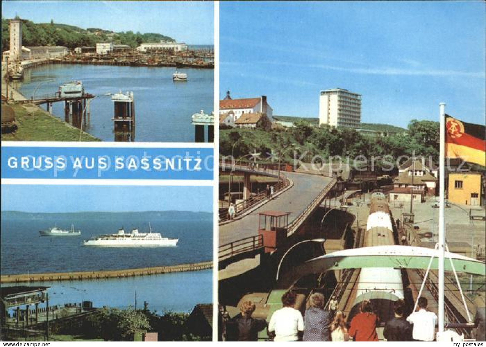 72326664 Sassnitz Ostseebad Ruegen Fischereihafen MS Sassnitz Blick Vom Faehrsch - Sassnitz