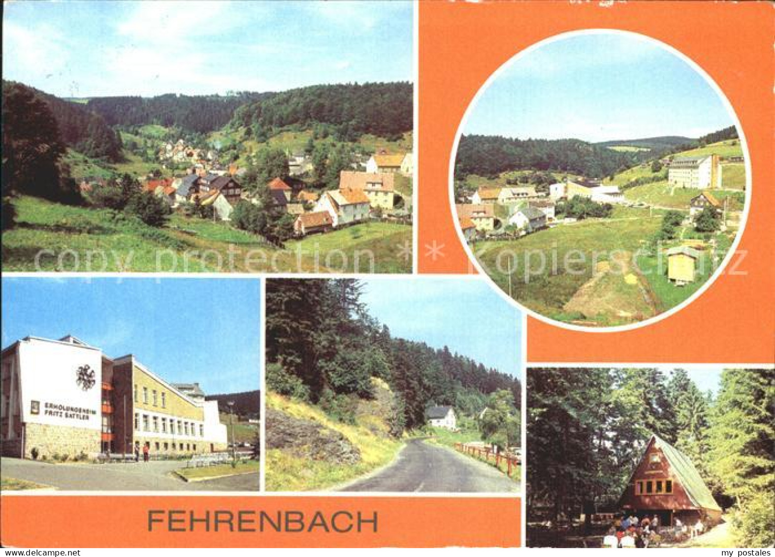 72326657 Fehrenbach Thueringer Wald Panorama Teilansicht FDGB Erholungsheim Frit - Masserberg