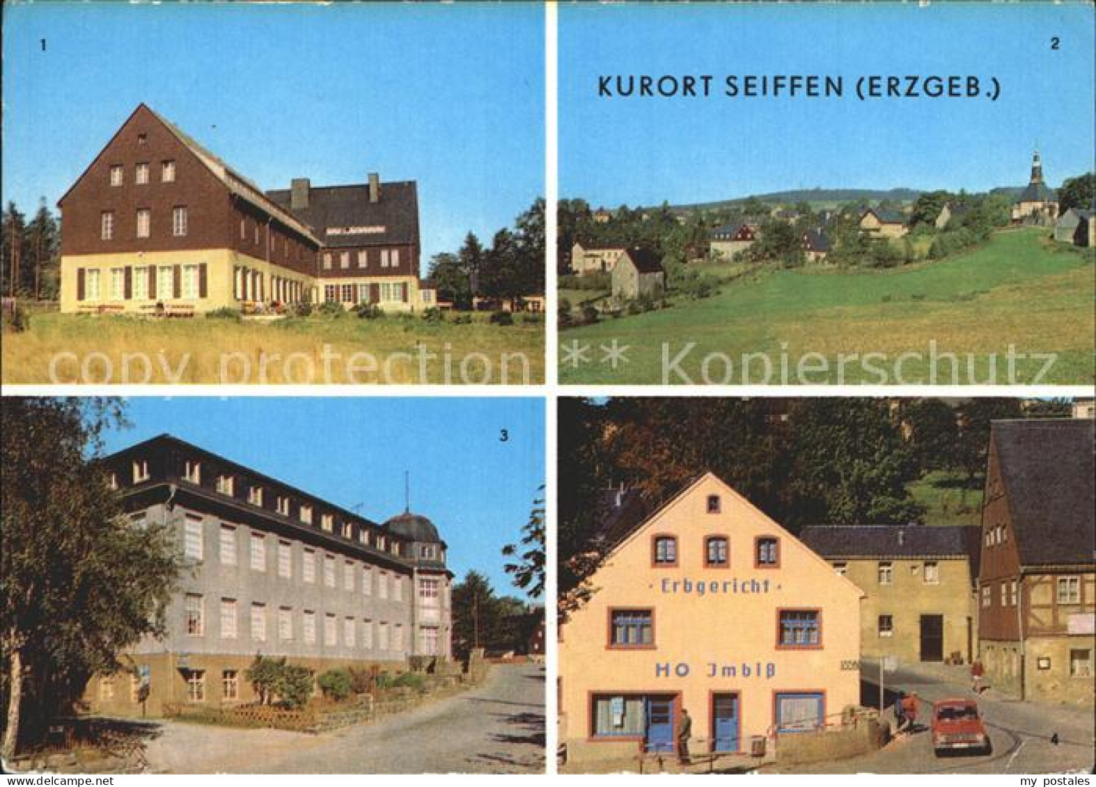 72326617 Seiffen Erzgebirge FDGB Erholungsheim Berghof Teilansicht Erzgebirgs Sp - Seiffen