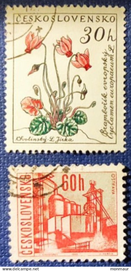 CECOSLOVACCHIA   1960 FIORI-OSTRAVA - Gebraucht