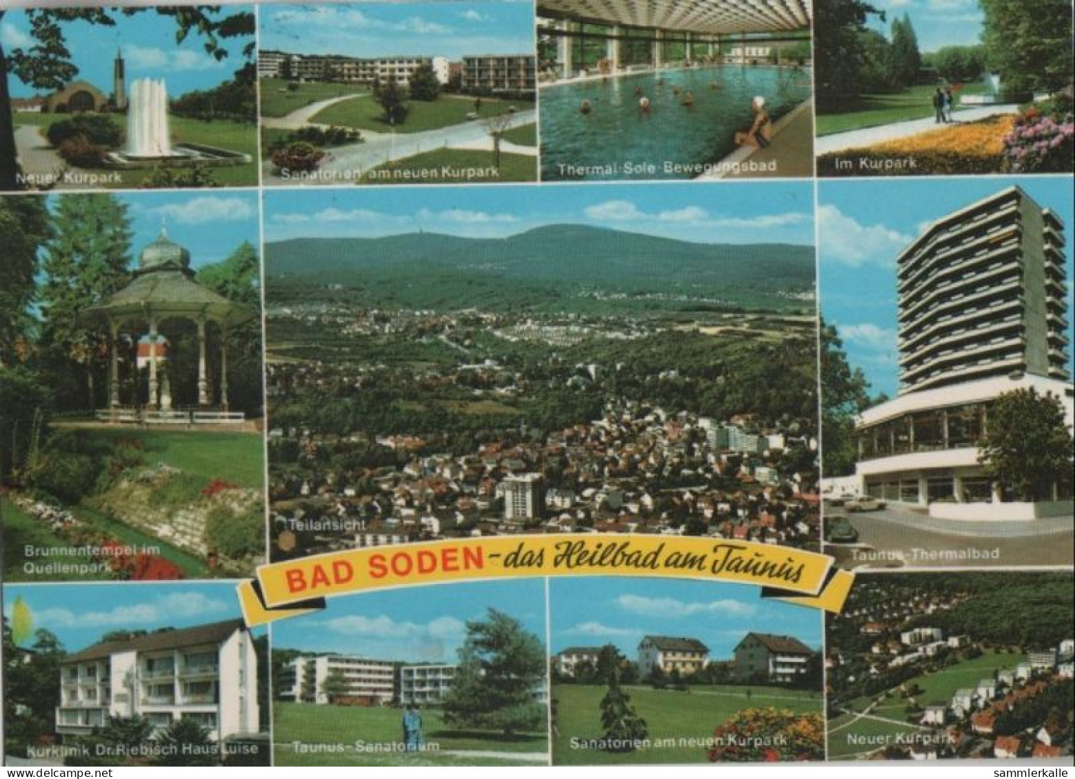 63739 - Bad Soden - U.a. Neuer Kurpark - 1976 - Bad Soden