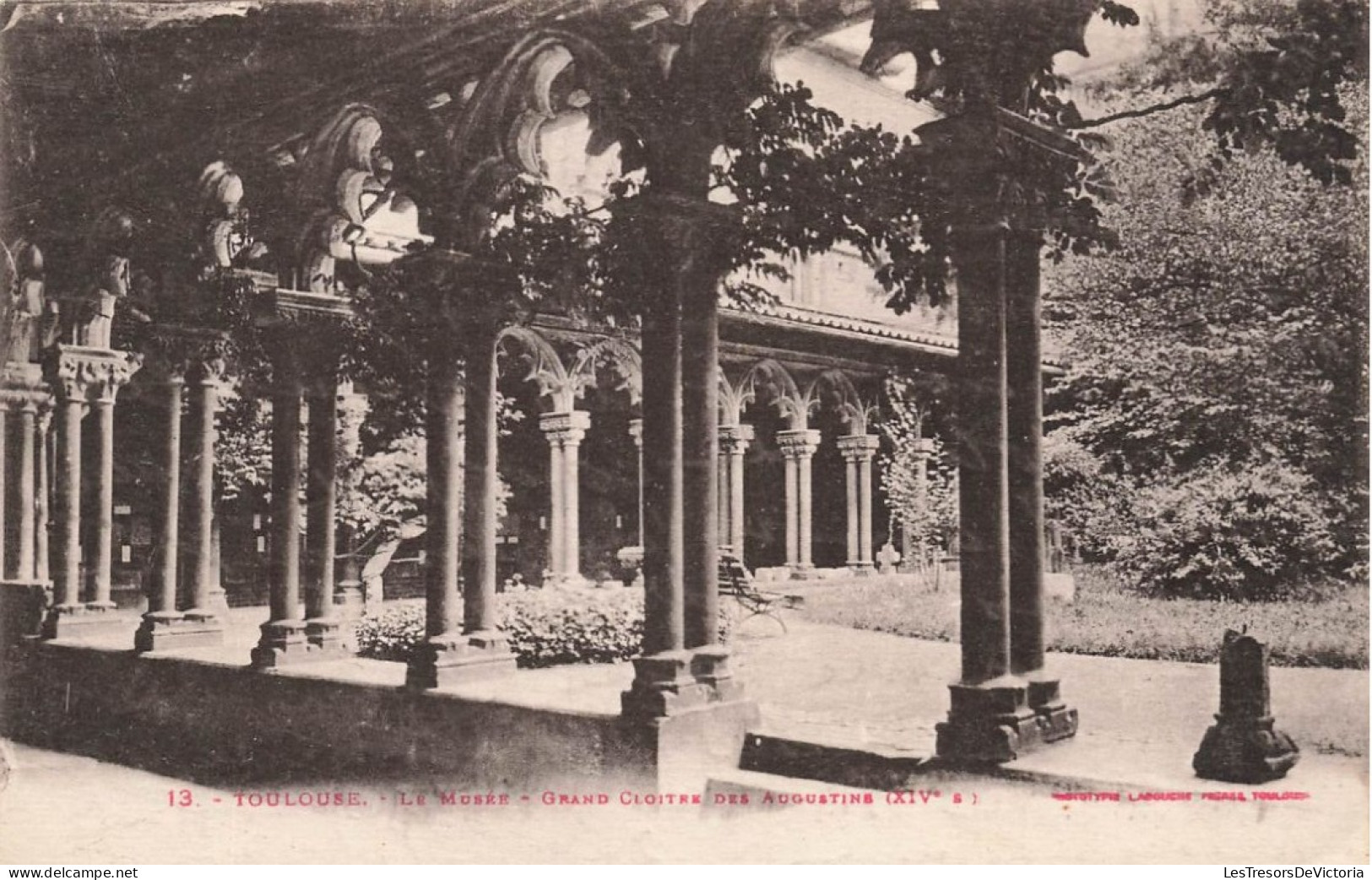 FRANCE - Toulouse - Le Musée - Grand Cloitre Des Augustins (XIV E S) - Vue De L'intérieur - Carte Postale Ancienne - Toulouse