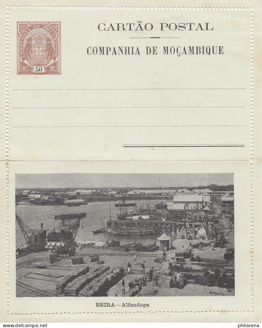 Mocambique Unused Post Card Beira - Mozambique