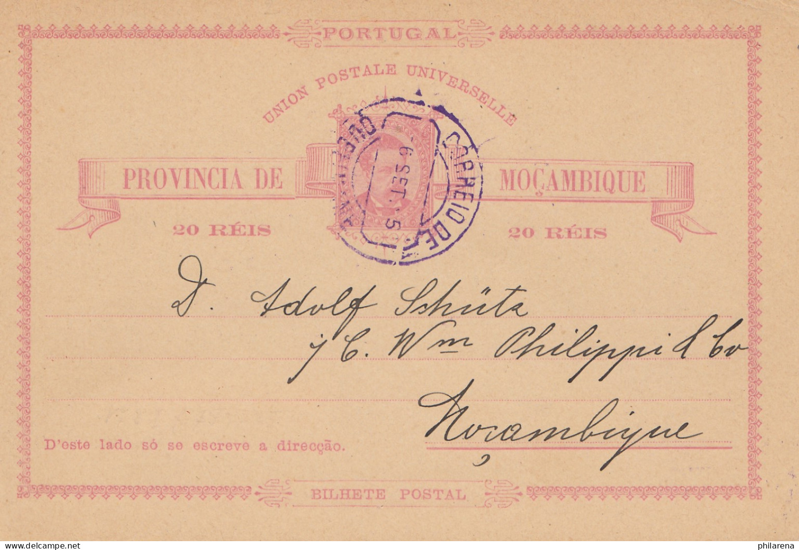 Mocambique 1915: Post Card - Mozambique