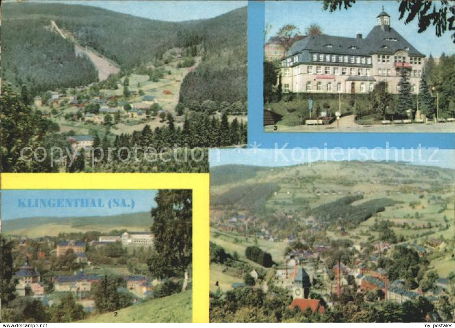 72326111 Klingenthal Vogtland Gr Aschbergschanze Klingenthal I Rathaus Klingenth - Klingenthal