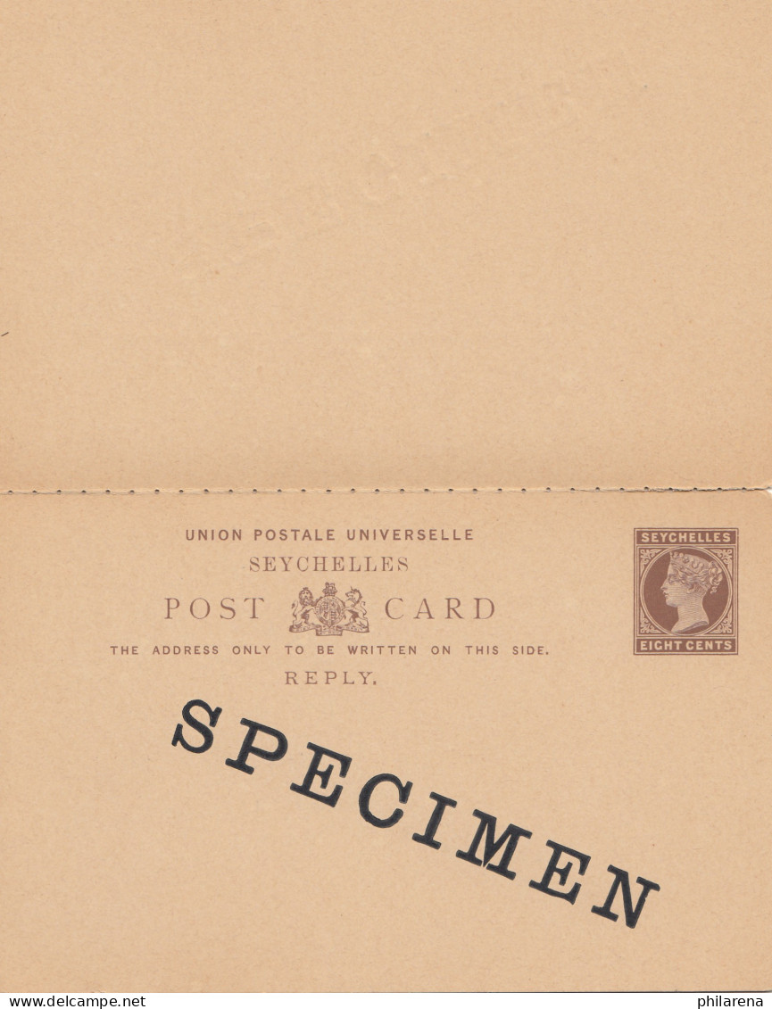 Seychelles, Unused Post Card Specimen - Seychellen (1976-...)