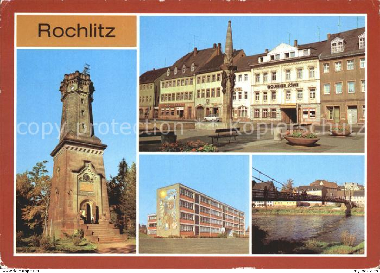 72325886 Rochlitz Sachsen Mulde Haengebruecke Aussichtsturm Am Rochlitzter Berg  - Rochlitz