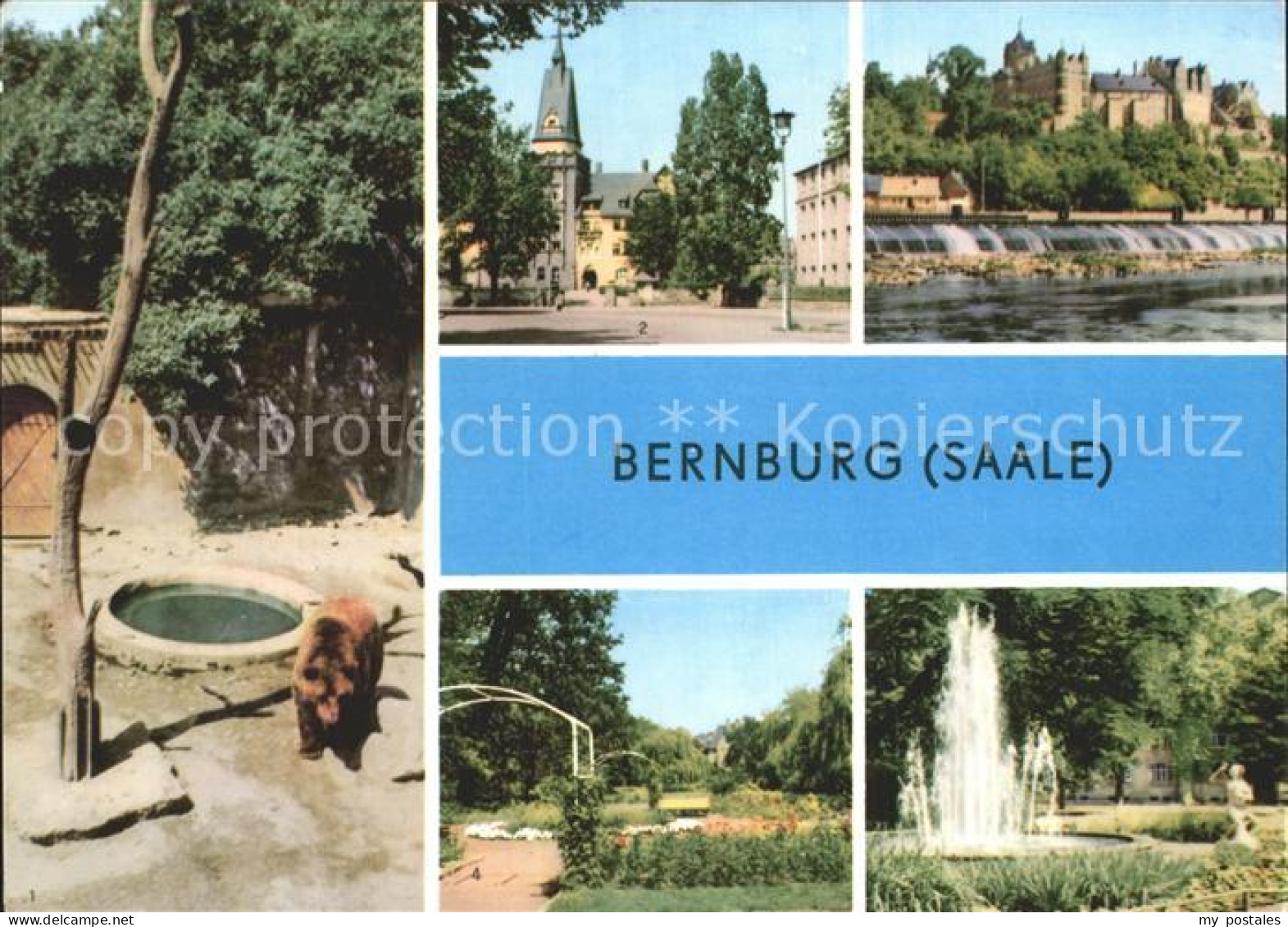 72325226 Bernburg Saale Baerenzwinger Schloss Kurhaus Rosengarten Marx Engels Pl - Bernburg (Saale)