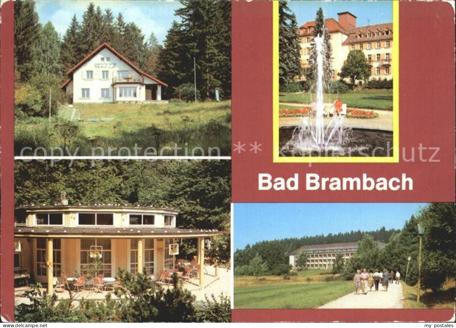72325222 Bad Brambach Jugendherberge Helmut Just HO Waldcafe Joliot Curie Haus J - Bad Brambach