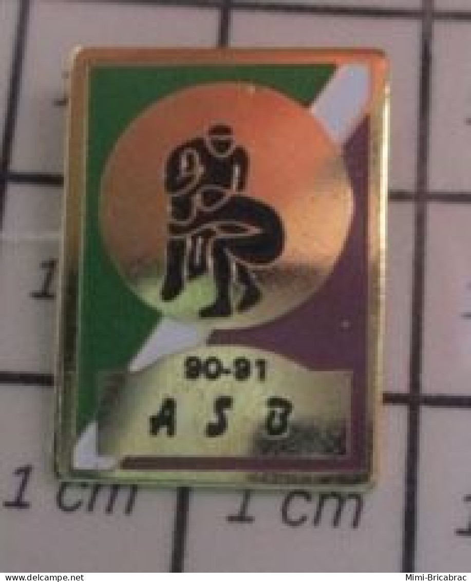 1616B  Pin's Pins / Rare Et De Belle Qualité / SPORTS / CLUB RUGBY PLAQUAGE ASB 90-91 - Rugby