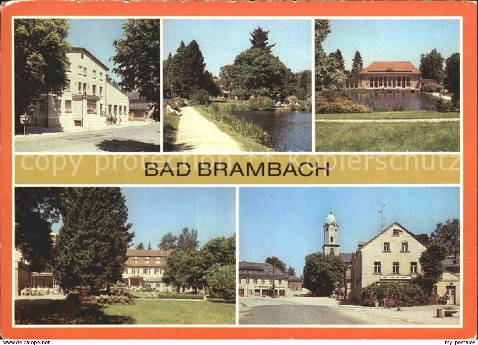 72325159 Bad Brambach HOG Freundschaft Kurpark Festhalle Vogtlandhaus Karl Liebk - Bad Brambach