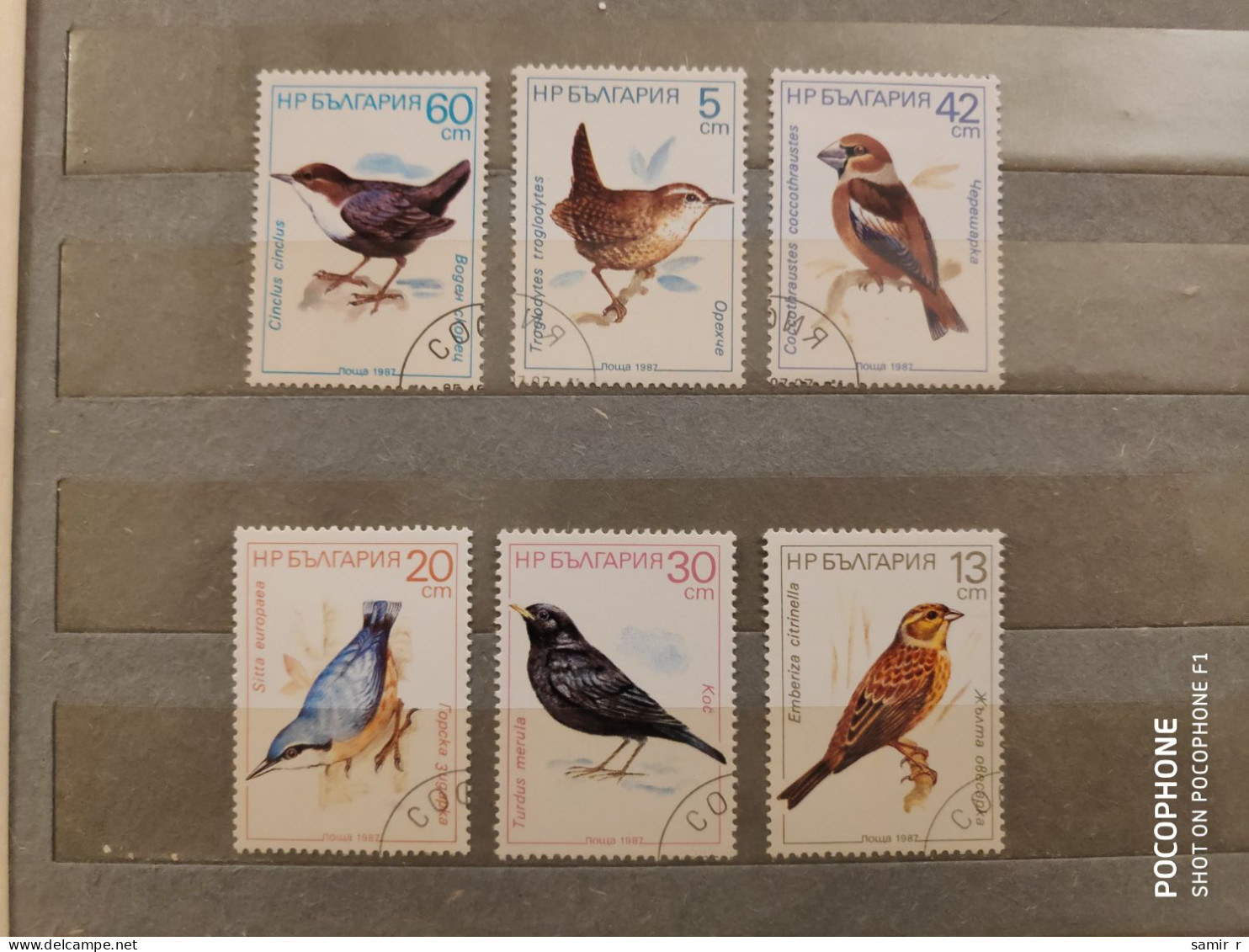 1987	Bulgaria	Birds (F82) - Oblitérés