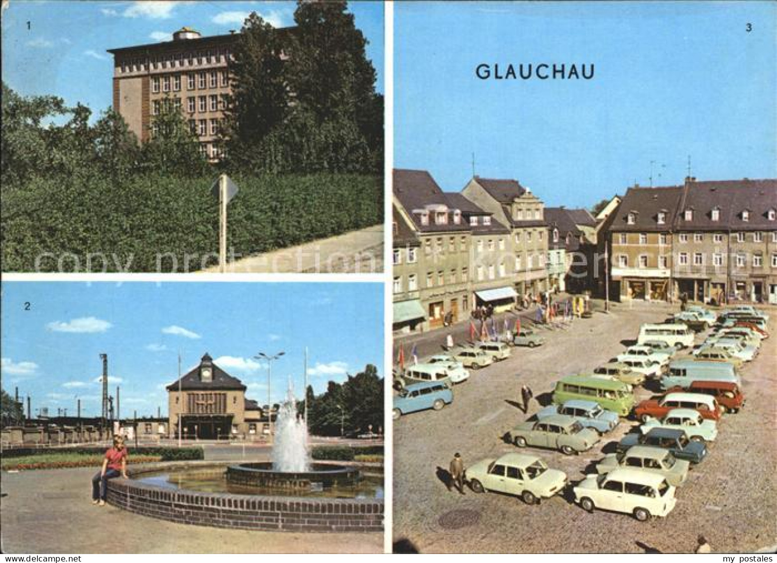72325103 Glauchau Ingenieurschule Am Bahnhof Markt Glauchau - Glauchau