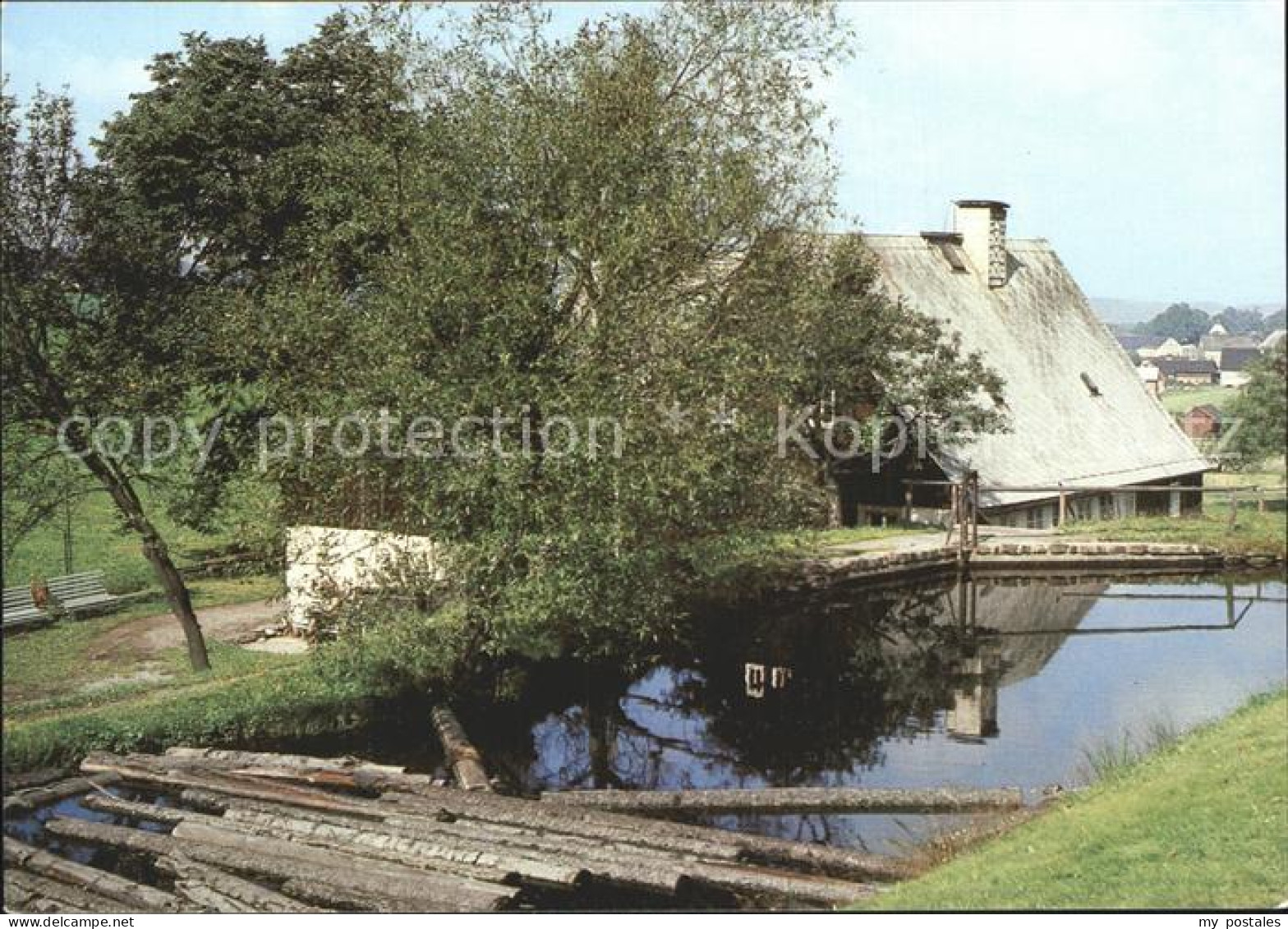 72325078 Seiffen Erzgebirge Freilichtmuseum Teich Des Drehwerkes Als Wasserreser - Seiffen