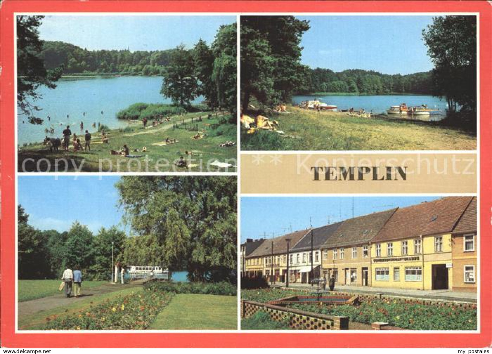 72325071 Templin Templiner See Freibad Schinderkuhle Am Gleuensee Dampferanleges - Templin