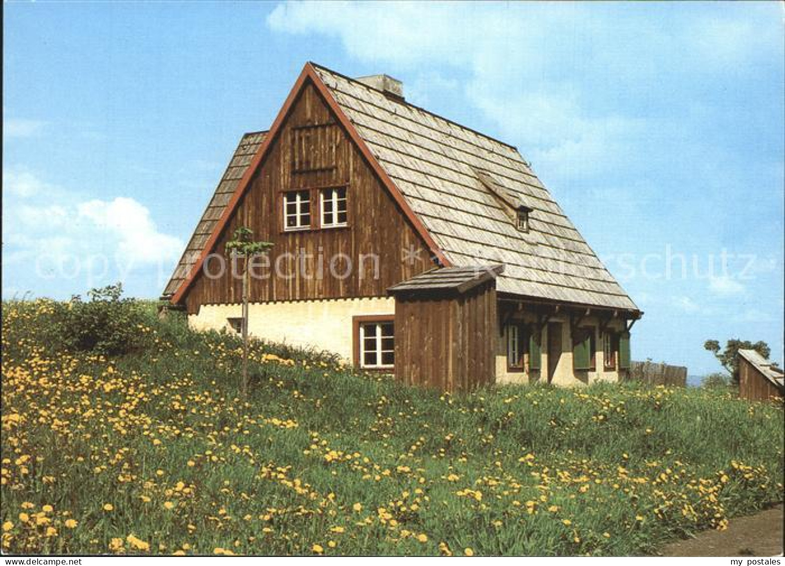 72325069 Seiffen Erzgebirge Spankorbmacher Wohnhaus Kurort Seiffen - Seiffen