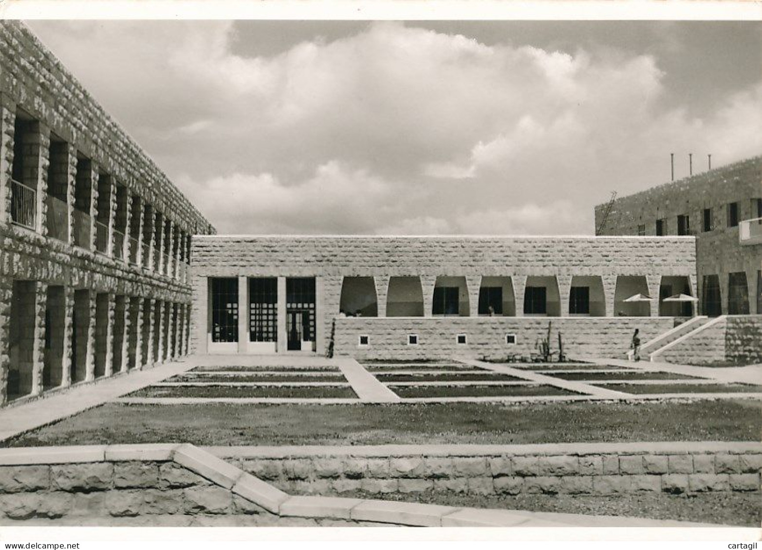 CPM GF ( Carte Photo) -14354-Jordanie -Beit Jala -Cour Intérieure -Livraison Offerte - Jordan