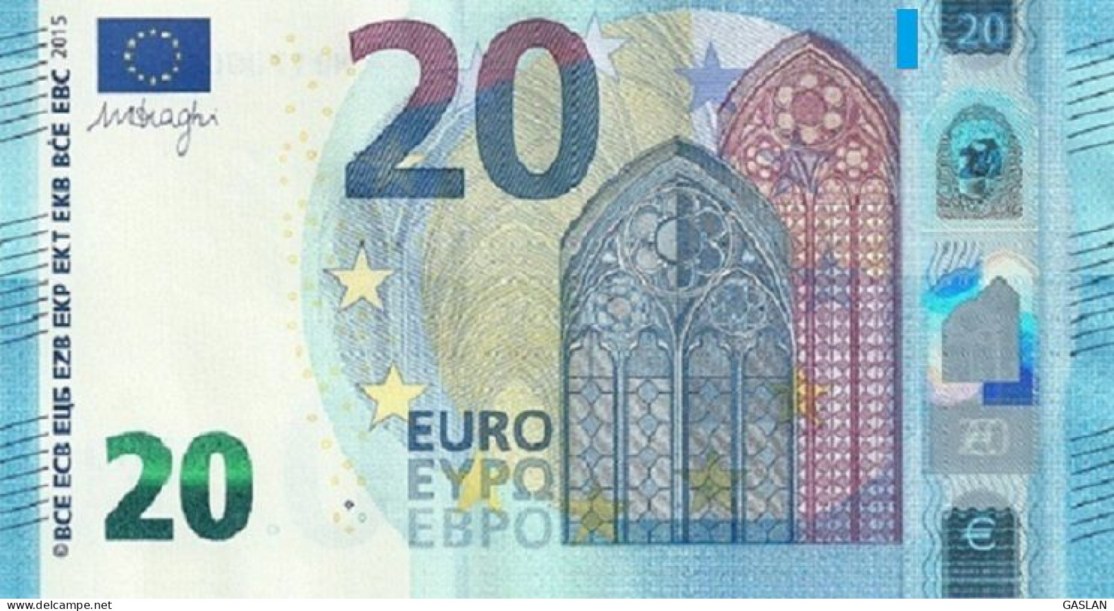 IRELAND 20 TC T002 T003 T004 UNC DRAGHI ONLY ONE CODE - 20 Euro
