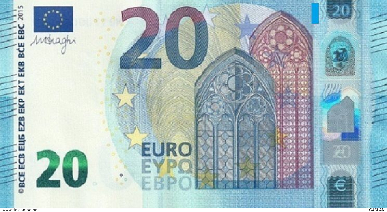 IRELAND 20 TC T001 UNC DRAGHI - 20 Euro