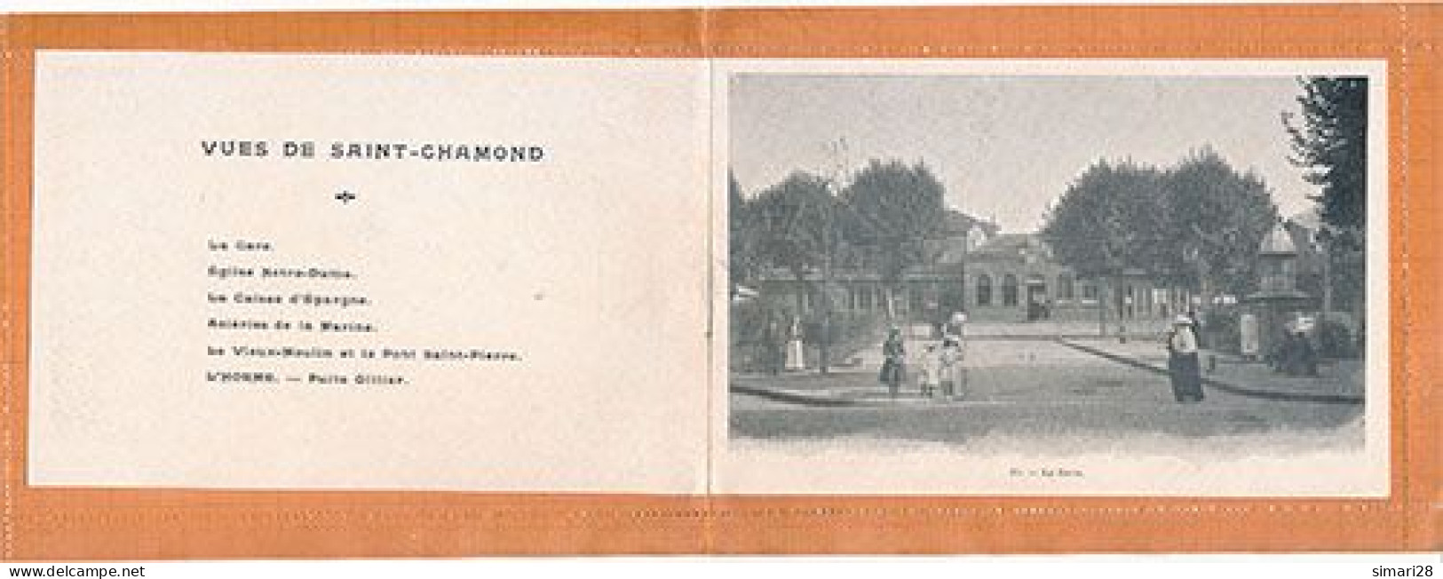 SAINT CHAMOND - CARTE LETTRE ALBUM - 6e SERIE - Saint Chamond
