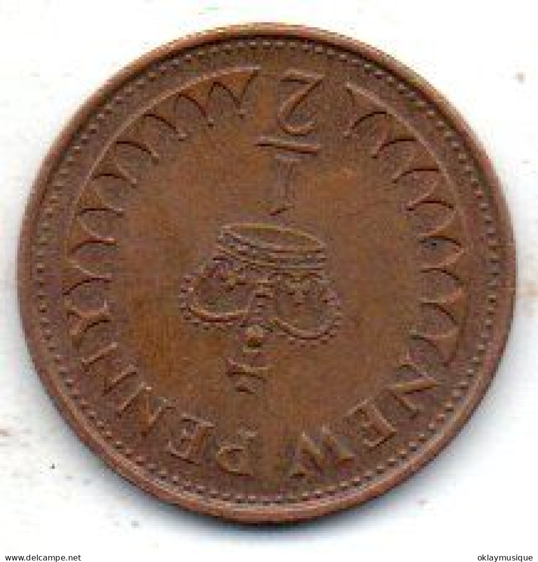 1 Demi Nex Penny 1971 - 1/2 Penny & 1/2 New Penny