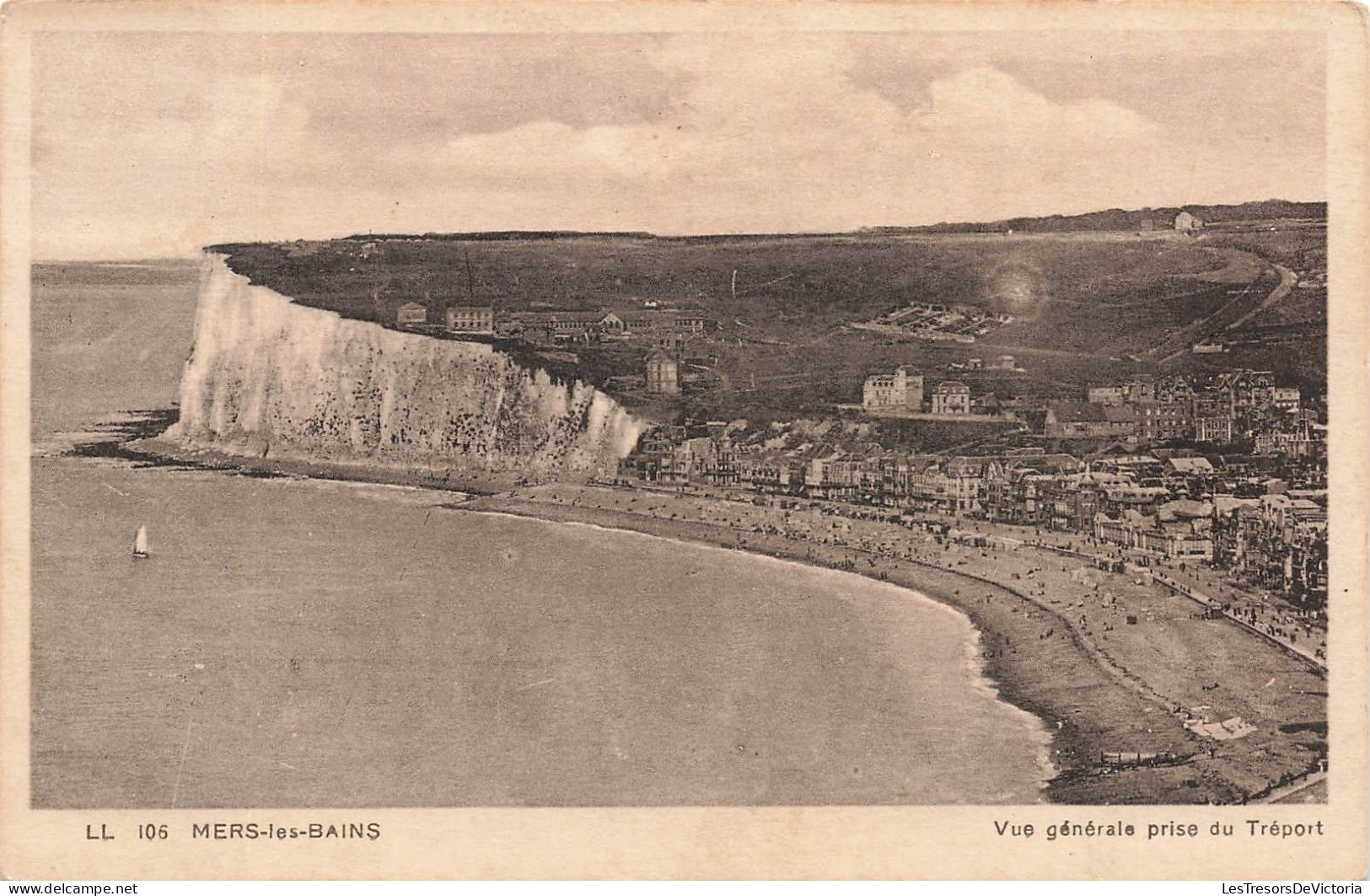 FRANCE - Mers Les Bains - Vue Générale Prise Du Tréport - Vue D'une Plage - Carte Postale Ancienne - Mers Les Bains