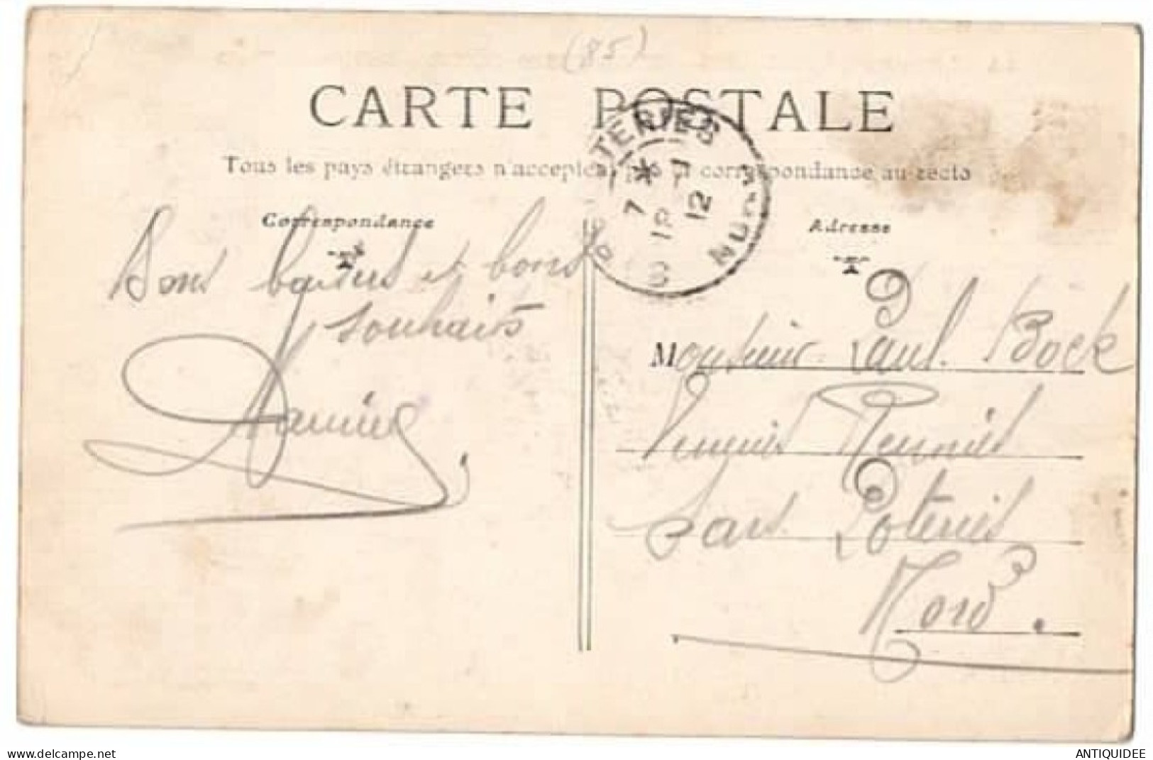 MORTAGNE-sur-SEVRE - La Sèvre Au Touët - LA SUISSE VENDEENNE - (18 JANVIER 1912) - - Mortagne Sur Sevre